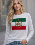 Iran’s flag Long Sleeve unisex T_shirt