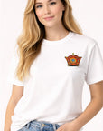 Short sleeve with crown 👑 🤍